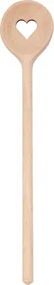 Produktbild von HOFMEISTER 50098 Kochlöffel rund Motiv Herz, Buchenholz, 30 cm
