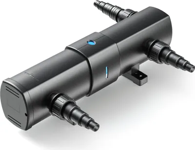 Image de SunSun CUV-218 Stérilisateur Clarificateur de bassins ou d’étang - débit max. de 2500 l/h - avec Lampe rayons UV-C 18 W - pour Poissons et plantes aquatiques - Cours d’eau en hélice
