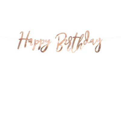 Obrázek produktu pro Nápis Happy Birthday metalický