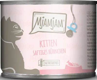 Image de Miam miam poulet juteux à l'huile de saumon - Chatons 200gx6