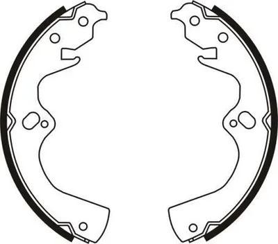 Produktbild von ABE Bremsbackensatz Trommelbremse Hinten für KIA SPORTAGE (K00) C00309ABE