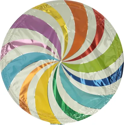 Produktbild von Große Flugscheibe in leuchtenden Regenbogenfarben, 44 Zentimeter Durchmesser