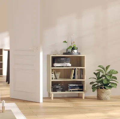 Zdjęcie produktu dla vidaXL Kredens dąb sonoma 57x35x70 cm Materiał drewnopochodny