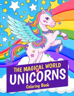 Produktbild von The Magical World of Unicorns Coloring Book