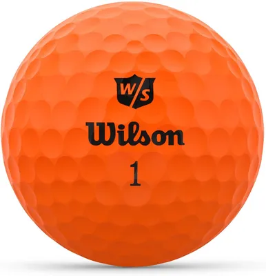 Obrázek produktu pro Golfové míčky Wilson Staff, Duo Optix, 12 míčků, matný povrch, snadno nalezitelná oranžová barva