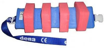 Produktbild von Schwimmgürtel Kinder mit Sicherheitsverschluß 60cm Länge Farbe Rot Blau