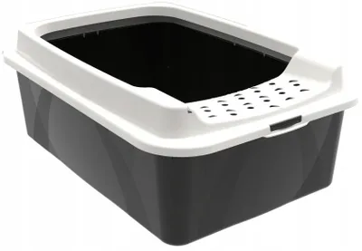 Produktbild von Rotho BONNIE Katzentoilette mit Rand für große Katzen
