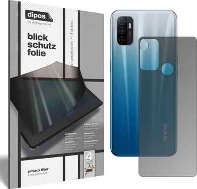 Produktbild von Schutzfolie für Oppo A53 (2020) Rückseite mit Sichtschutz Blickschutz Folie