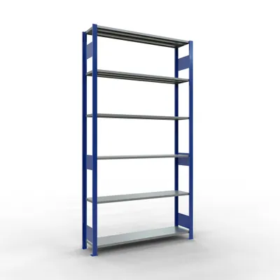 Produktbild von Stecksystem Grundregal - 2500x1300x300 mm, Typ 150 kg