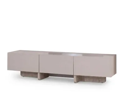 Produktbild von Modernes TV Lowboard Beige Fernsehtisch TV Board Schrank Wohnzimmer