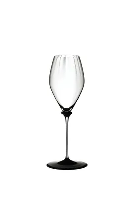 Produktbild von RIEDEL 4884/28N FATTO A MANO Performance Champagnerglas - Schwarze Bodenplatte