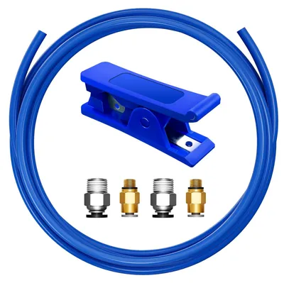 Bowden Tube Kit, PTFE-Schlauch 1 m, 1,75 mm Filament, mit Verbindern