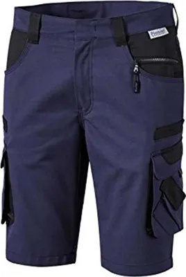 Produktbild von PIONIER Shorts "Tools Bermuda", 65% Polyester, 35% Baumwolle, 285g/m², Mit hochgezogenem Bund, Stretcheinsätze in Schrit