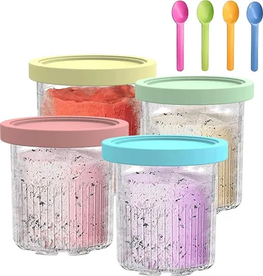 Produktbild von Ersatzteile für Eismaschine NC500 NC501 Serie Creami Pints und Deckel CREMEMASCHINE