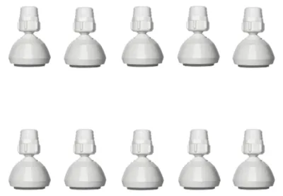 Produktbild von Duschkopf, 10 Stück, langlebig und wassersparend