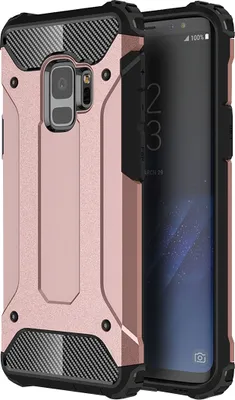 Produktbild von Mobigear Outdoor Samsung Galaxy S9 Hülle Hardcase Backcover Stoßfest - Roségold