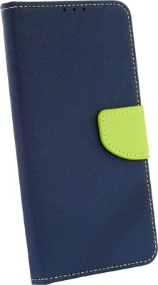 Zdjęcie produktu dla cofi1453® Etui Book "Fancy" kompatybilne z SAMSUNG GALAXY M12 (M127F) etui na telefon z funkcją podstawki, miejsce na karty niebiesko-zielone