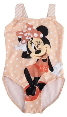Image de Maillot de bain Minnie pour filles, maillot de bain enfant avec un design original, rose, taille 6 ans