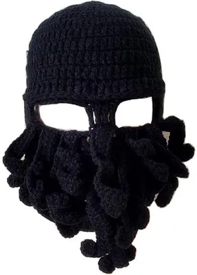 Immagine prodotto di Berretto invernale unisex lavorato a maglia a mano, nero