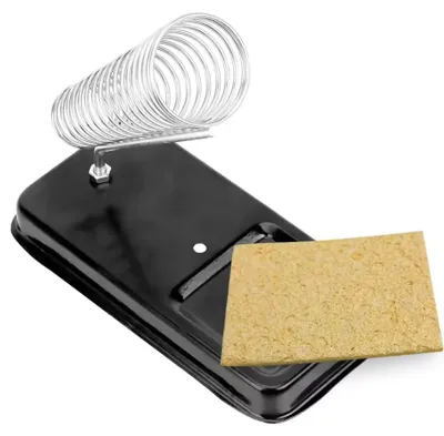 Lötkolbenhalter mit Schwamm, Metallständer, 1 Stück