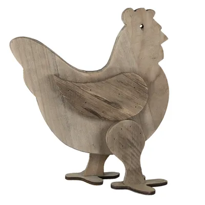 Immagine prodotto di Clayre & Eef figurina pollo 31x16x35 cm legno marrone