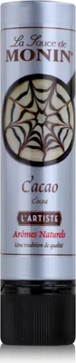 Obrázek produktu pro Kakaová omáčka Monin Sauce 150 ml - kakaová omáčka na zdobení a dekoraci (1 balení)