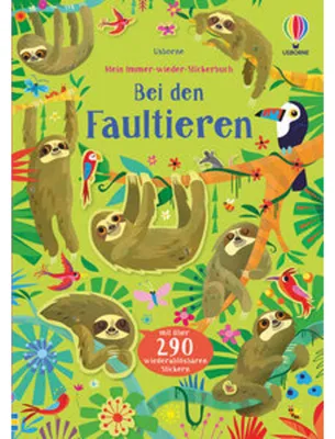 Produktbild von Mein Immer-wieder-Stickerbuch: Bei den Faultieren