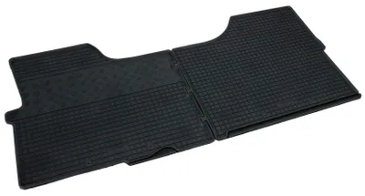 Gummifußmatten Set 2-teilig für Iveco Daily 6 (2014-), schwarz