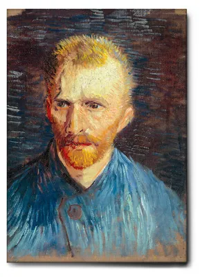 Image de Giallobus - Autoportrait 4 - Vincent Van Gogh - 70L x 100l cm - Tableau - Toile à cadre standard