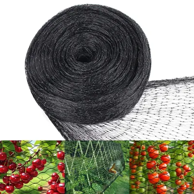 Obrázok produktu pre Sieť na ochranu záhrady, 4 x 12 metrov, robustná, určená na ochranu rastlín a zeleniny