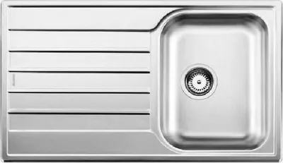 Zdjęcie produktu dla BLANCO LIVIT 45 S Salto, Zlew zamontowany na szczycie, Prostokątny, Stal nierdzewna, Stal nierdzewna, 1 mis(y), Stainless steel