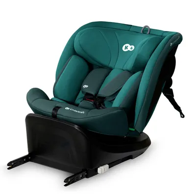 Produktbild von Kinderkraft I-GROW i-Size - Kindersitz 40-150 cm - 360° - RWF/FWF - H-GUARD - ISOFIX - TOP TETHER - 5-Punkt-Gurt - Verstellbare Kopfstütze - Blau