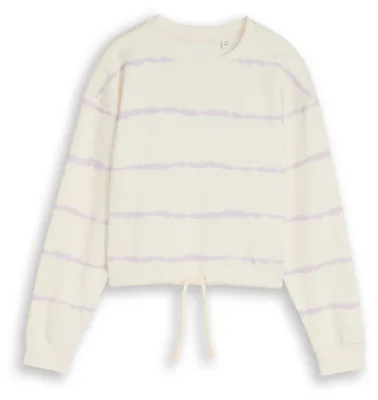 Produktbild von Cropped Sweatshirt mit Batikmuster