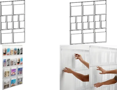 Produktbild von Helit H6812302, Wand-montiert, Transparent, Styrol-Acrylnitril (SAN), 852 mm, 54 mm, 1304 mm