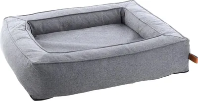 Immagine prodotto di Lettino per cani Flamingo Carlota rettangolare grigio, dimensioni: 80 x 70 x 17 cm