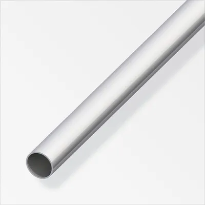 Produktbild von Alfer Rundrohr aus Edelstahl, roh, Ø 15 mm Durchmesser, 1 Meter lang