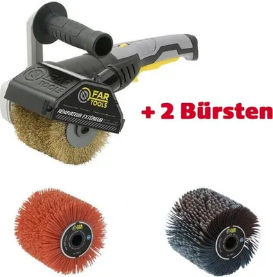Immagine prodotto di Offerta set: Fartools REX120C levigatrice/ristrutturatrice + 2 spazzole 110869 110886 615126