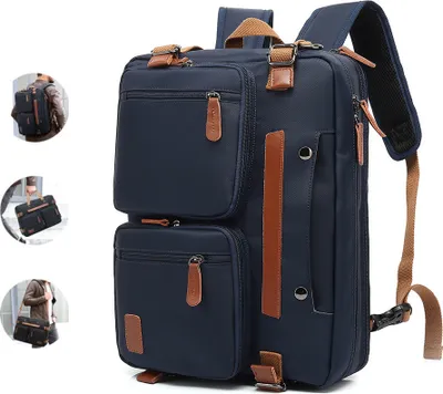 Produktbild von Business Arbeit Rucksäcke Herren, Laptop Rucksack, Reisen Rucksack,Wasserdichter Kratzfest Travel Laptop Backpack für Herren Damen Outdoor, blau, 17,3 Zoll