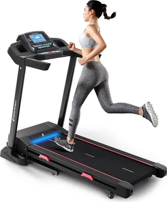 Produktbild von Sportstech F31s Profi Laufband – Deutsches Qualitätsunternehmen - Video Events & Multiplayer APP über LCD Monitor,Smartphone kompatibel 4PS 16km/h