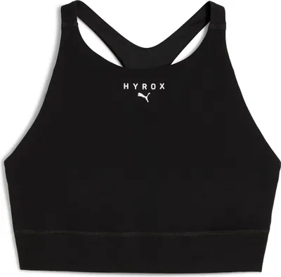 Produktbild von Puma W PUMA X HYROX SHAPELUXE HIGH NECK BRA - schwarz, Größe:L