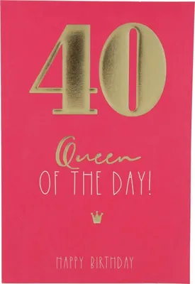 Produktbild von Depesche Zahlenkarten - Das beste Alter Sortierung : 40 Queen of the day! Happy Birthday Zahlenkarte Sortierung: 40 Queen of the day! Happy Birthday