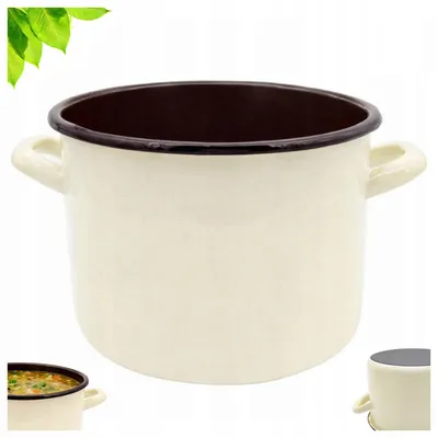 Produktbild von Tragar Traditioneller Emaliierter Stahl-Topf 18 cm