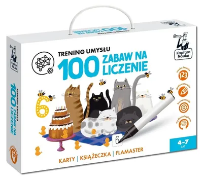 Productafbeelding van Kapitan Nauka Trening umysłu 100 zabaw na liczenie