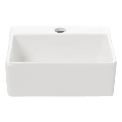 Produktbild von NEG Hänge-Waschbecken 34x29,5x12 cm Uno44H (extra klein/eckig) Hahnloch zentral