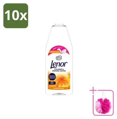 Immagine prodotto di 10 flaconi di Lenor Bügelwasser Summer Breeze - 1000 ml - Confezione risparmio - 10 pezzi