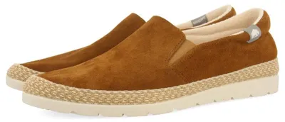 Produktbild von GIOSEPPO Proger Espadrilles aus Leder mit Gummizug und recycelter Baumwolle für
