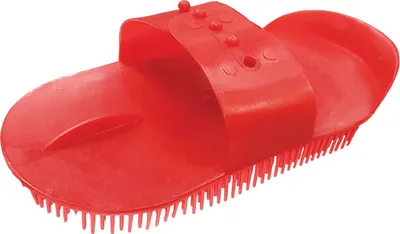 Produktbild von bunter Nadelstriegel Fellwechsel Striegel Rot