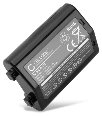 Produktbild von CELLONIC 1x Akku für Kamera Kompatibel mit Nikon D6, Z 9, EN-EL18d - (3500mAh, 10.8V)