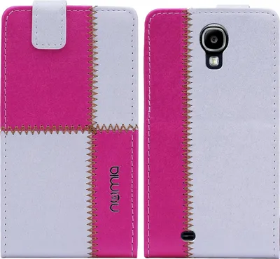 Produktbild von Samsung Galaxy S4 (i9500) numia Flipstyle Weiss-Pink