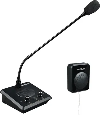 Produktbild von Retevis RT9909 Fensterlautsprechersystem, Zwei-Wege-Kommunikations-Gegensprechanlage, Wasserdichtes Fenster-Walkie-Talkie mit Geräuschreduzierung